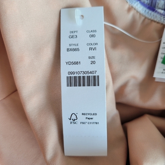 J. Crew Purple Gingham One Piece Swimsuit - Picture 11 of 11